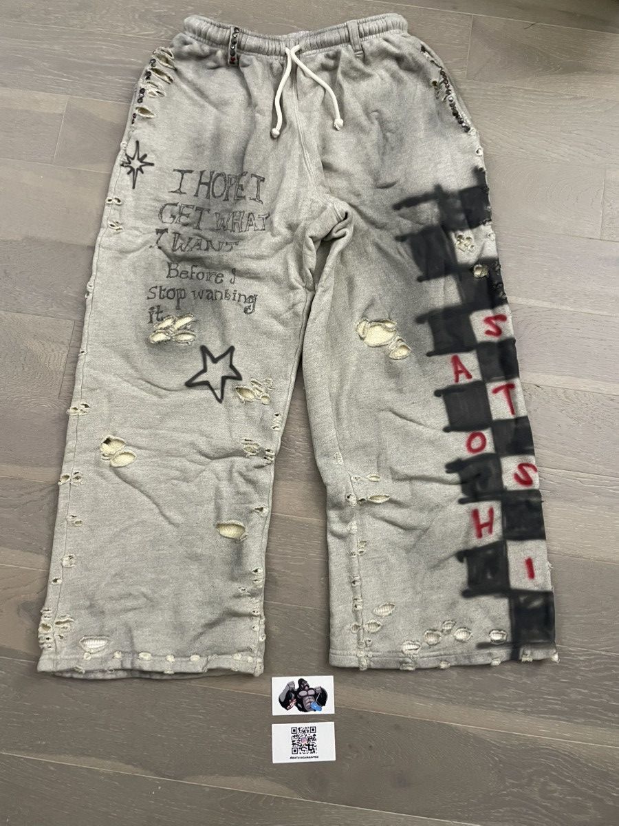Satoshi Nakamoto Satoshi Nakamoto Get What I Want Sweatpants Size US 38 / EU 54 - 2 Thumbnail