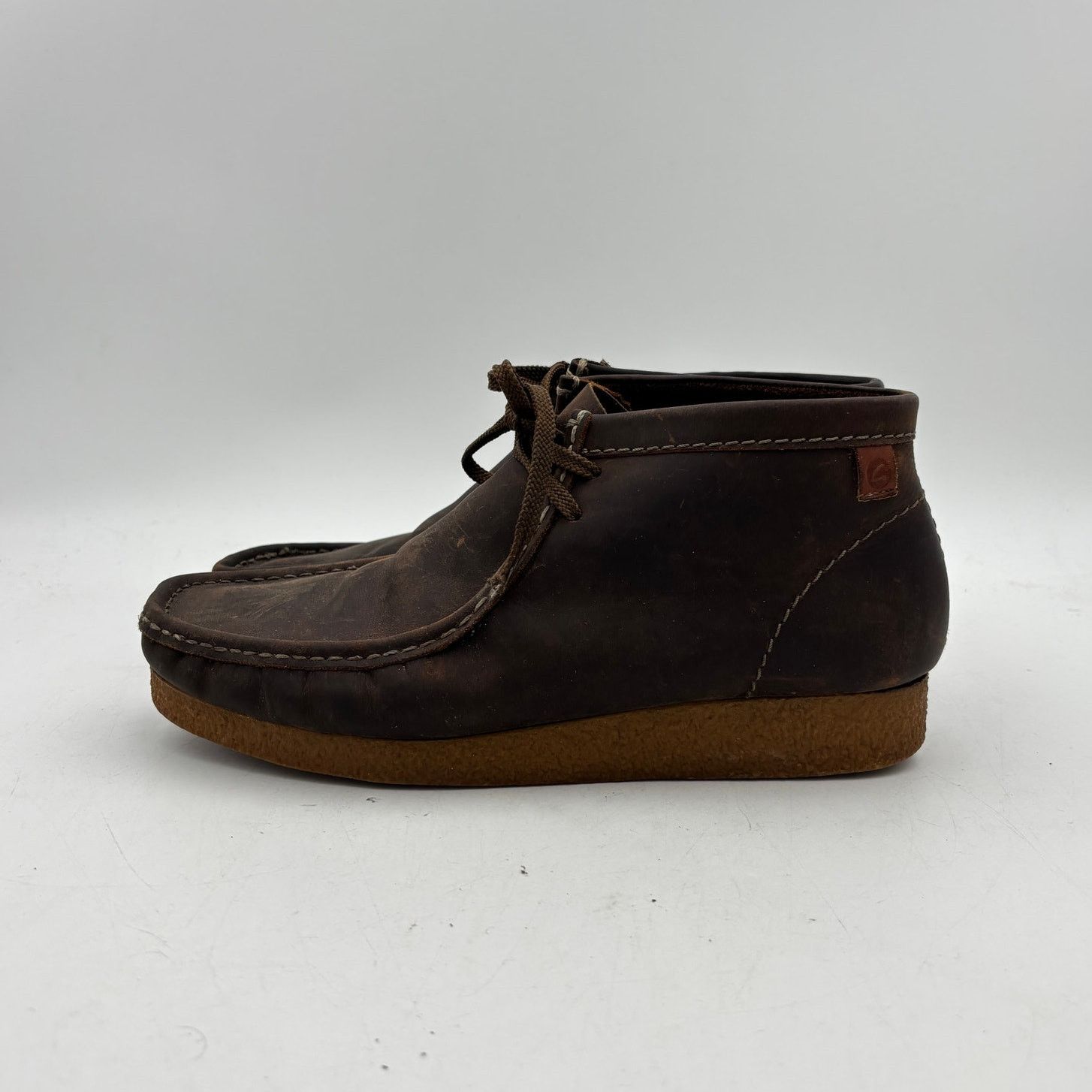 Clarks Clarks Shacre Boots Men's 10.5M Brown Leather Chukka Boots Size US 10.5 / EU 43-44 - 5 Thumbnail