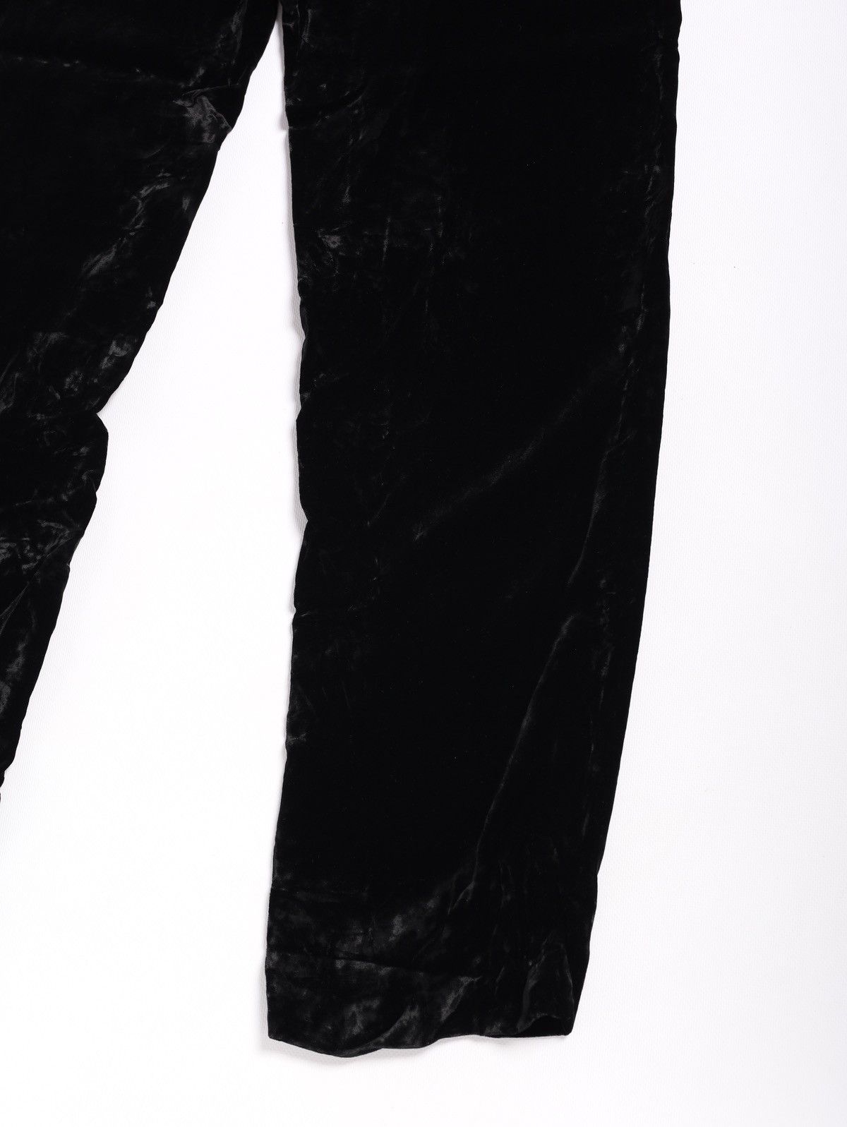 Giorgio Armani Giorgio Armani Vintage Velour Soft Pants Trousers Black Size 27" / US 4 / IT 40 - 10 Thumbnail