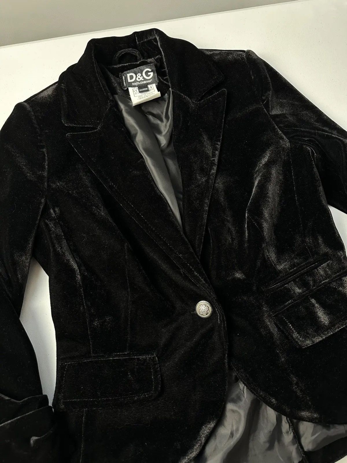 Dolce & Gabbana Dolce & Gabbana Corduroy Short Blazer Jacket Size S / US 4 / IT 40 - 4 Thumbnail