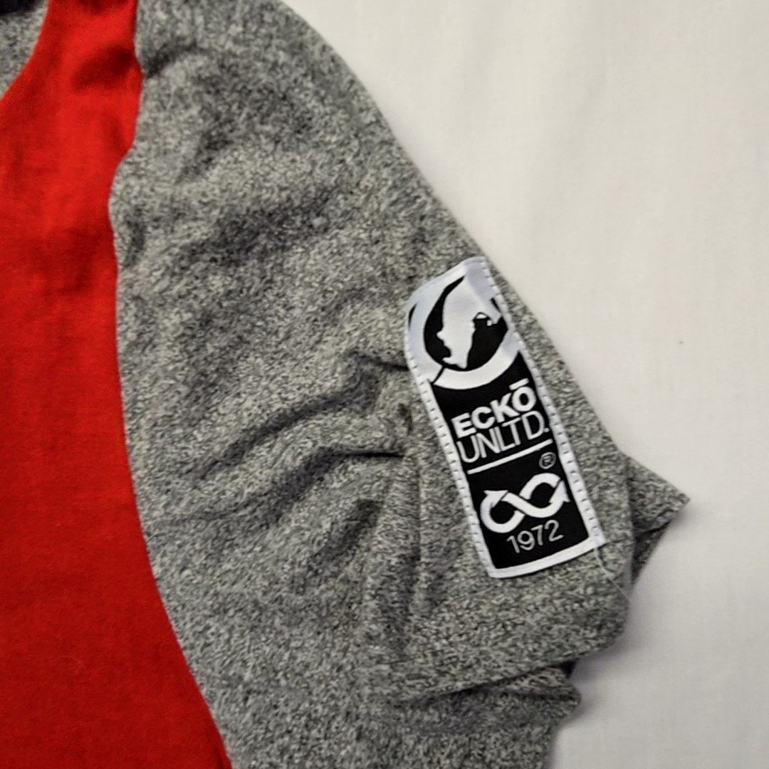 Ecko Unltd. Ecko Unltd Hoodie Graphic Short Sleeve Colorblock Gray 3XL Size US XXL / EU 58 / 5 - 3 Thumbnail