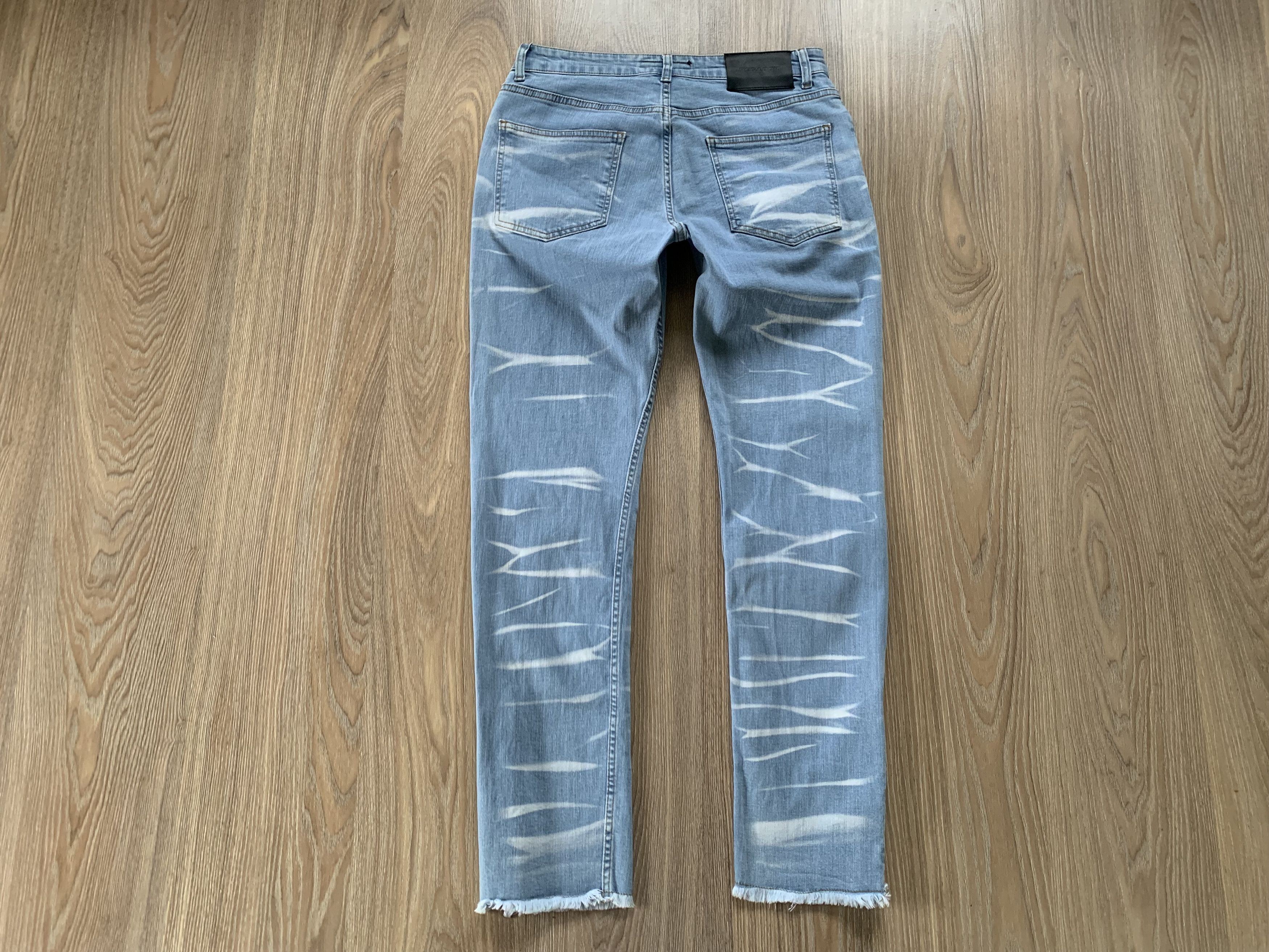 Other Mens Pegador Bray Straight Light Blue Zip Jeans Size US 32 / EU 48 - 2 Thumbnail