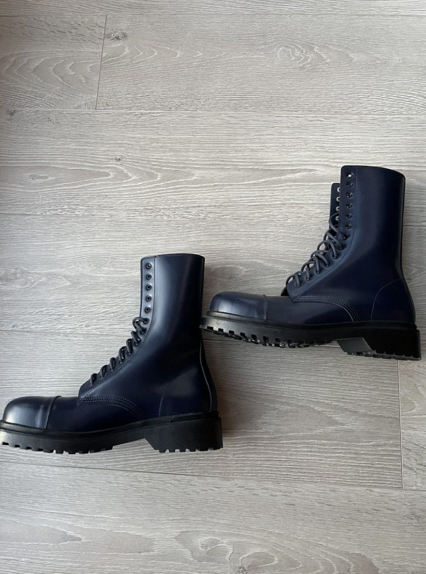 Balenciaga Balenciaga amphibia leather lace up combat boots Size US 10 / EU 43 - 9 Thumbnail
