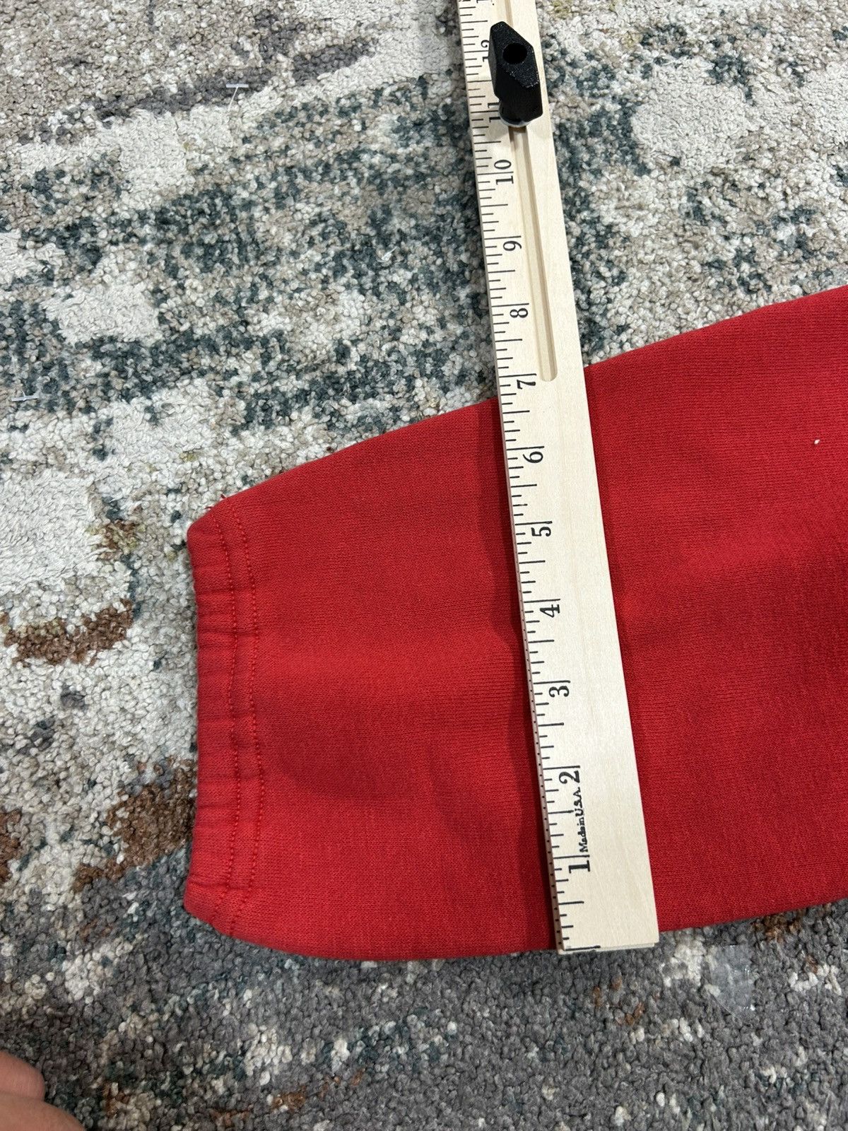 Vintage 1970s Russell Athletics Gold-Tag Red Cuffed Sweatpants Size US 34 / EU 50 - 12 Thumbnail