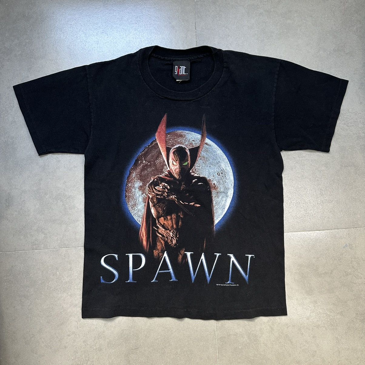 Vintage 1997 Spawn Movie Todd Mcfarlane Image Comic Graphic Tee Size L / US 10 / IT 46 - 1 Thumbnail