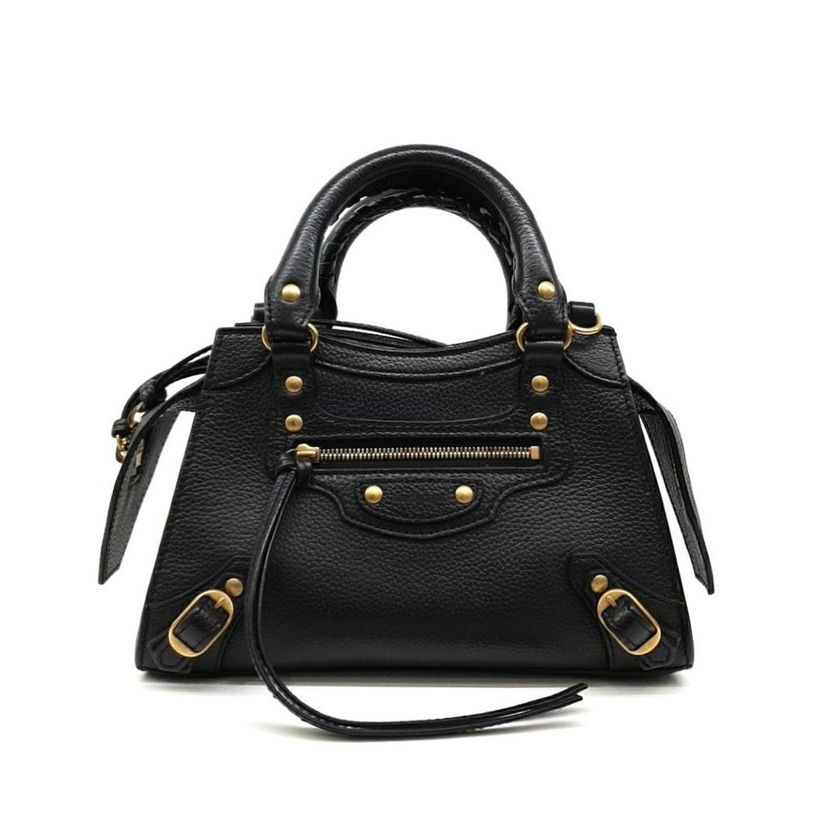 Balenciaga Neo Classic Mini Top Handle Bag (638524) in Black, Women's