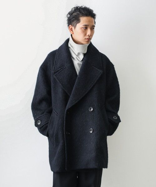 Kazuyuki Kumagai Attachment Wide wool/alpaca coat.Like Elena Dawson or Layer-0 Size US XXL / EU 58 / 5 - 1 Thumbnail