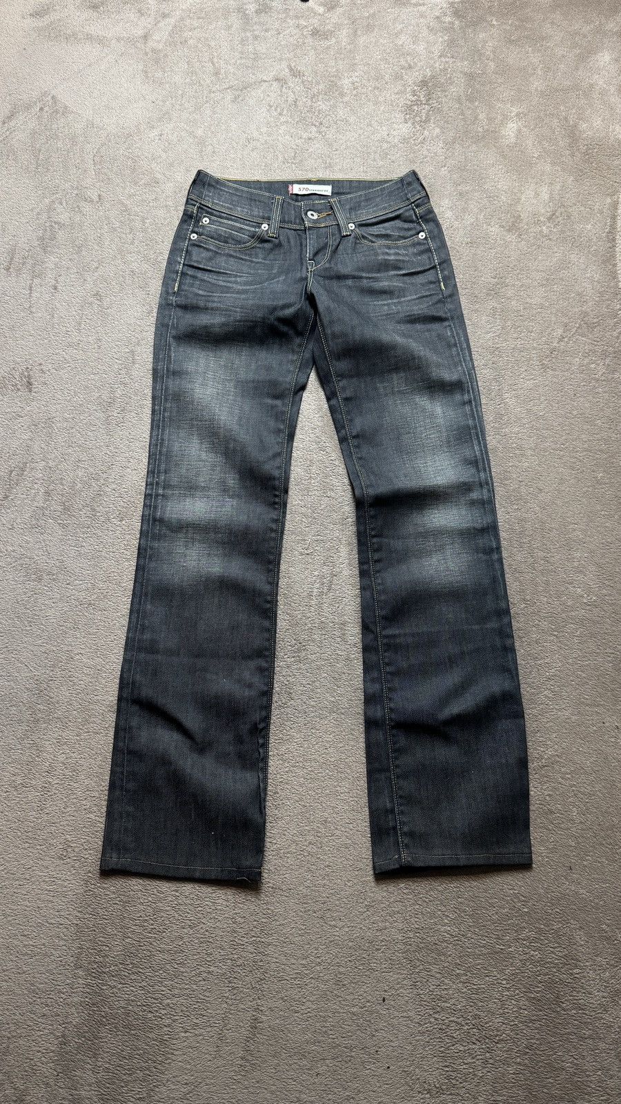 Levi's Vintage Clothing Levis Wash Straight Sick Jeans Y2K lgb acne armani diesel Size US 27 - 1 Thumbnail