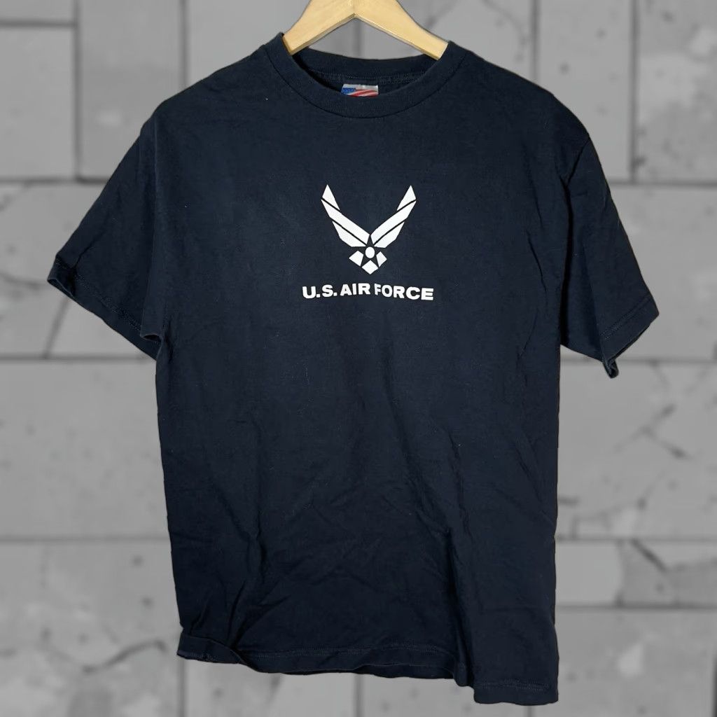 Vintage VINTAGE Murina U.S. Air Force Graphic Tee Shirt Mens Size M Blue Cotton USA Size US M / EU 48-50 / 2 - 1 Thumbnail