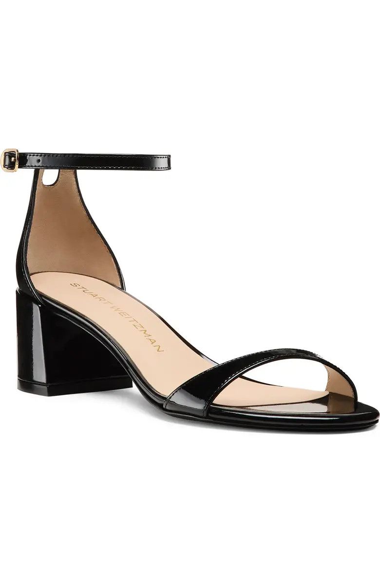Stuart Weitzman os11x0126 Nudist June Sandals in Black Size US 9 / IT 39 - 2 Thumbnail