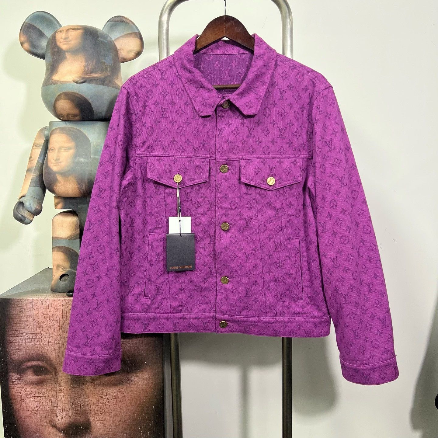 Louis Vuitton Louis Vuitton Denim Purple Light Jacket xl Men Size US XL / EU 56 / 4 - 1 Thumbnail
