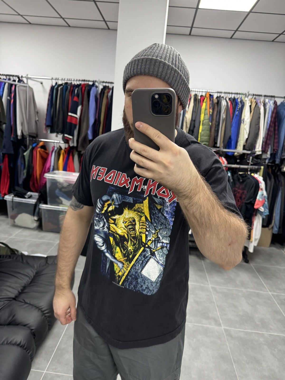 Iron Maiden × Vintage Vintage Iron Maiden 1990 Rare 90s T-Shirt Size L Size US L / EU 52-54 / 3 - 2 Thumbnail