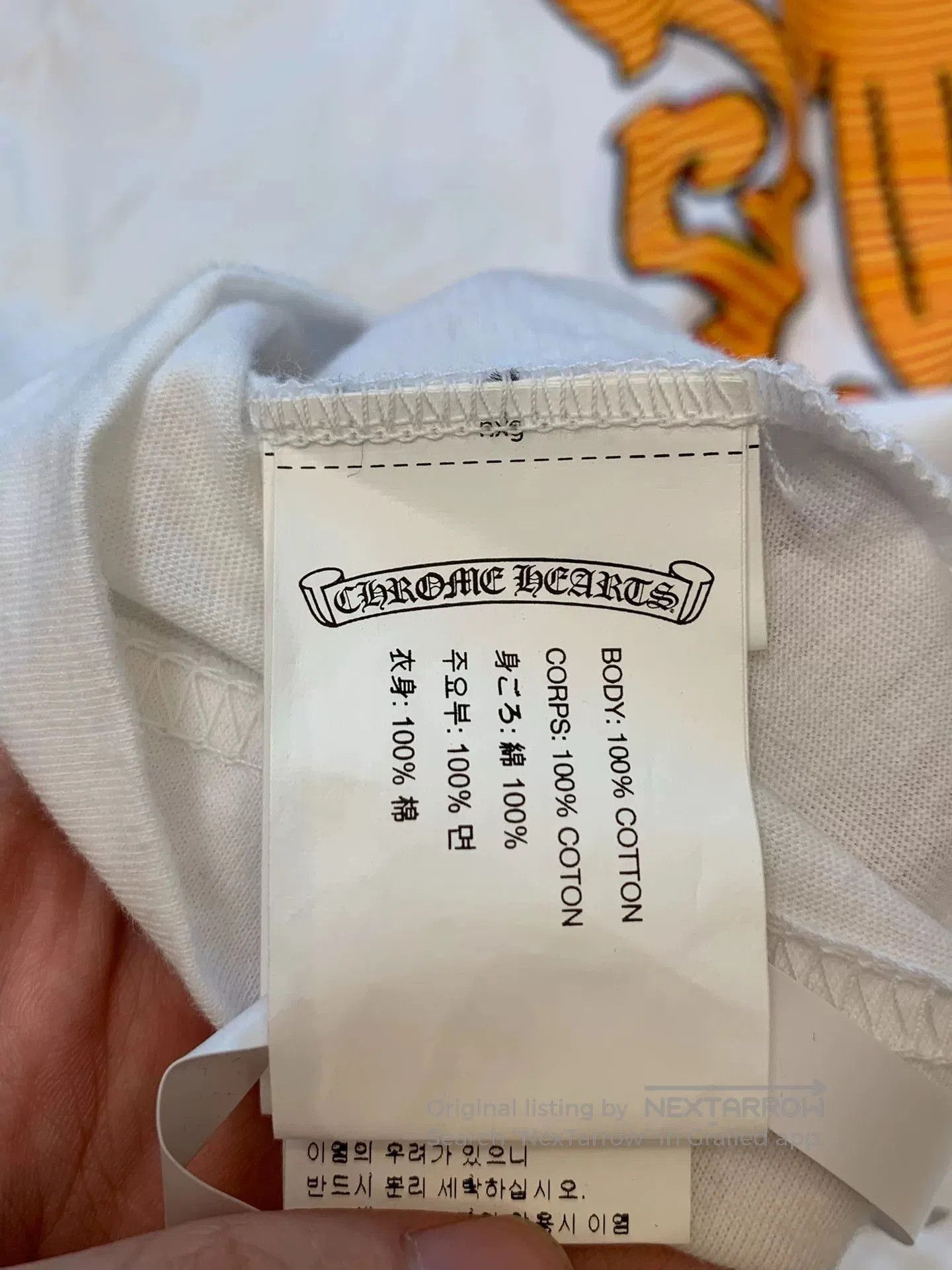 Chrome Hearts Chrome Hearts Orange Sword Print T. Size US L / EU 52-54 / 3 - 3 Thumbnail