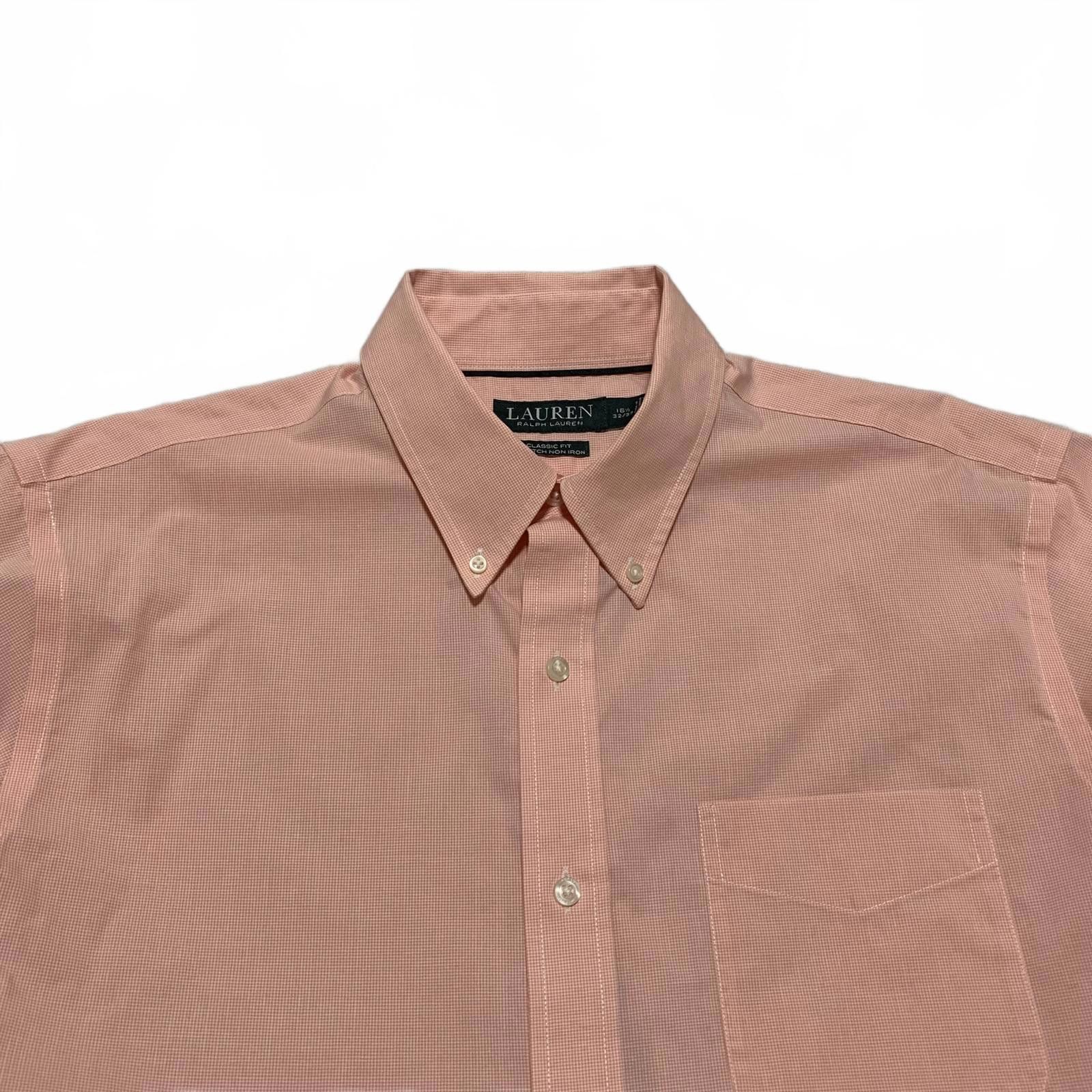 Lauren Ralph Lauren Lauren Ralph Lauren Classic Fit Non Iron Shirt 16.5 Size US M / EU 48-50 / 2 - 4 Thumbnail