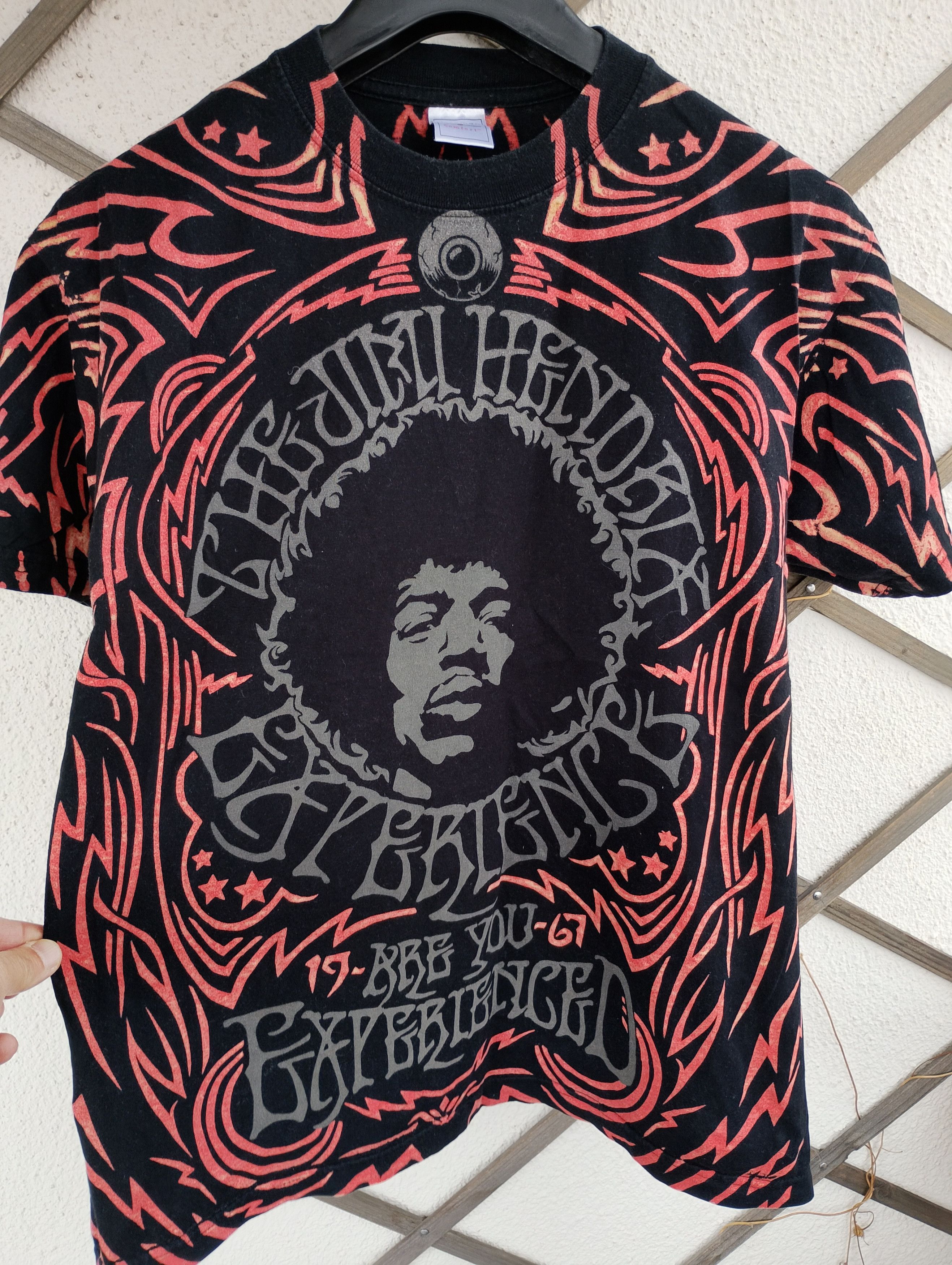 Band Tees Jimi Hendrix Are You Experienced AOP poster t-shirt. Size US M / EU 48-50 / 2 - 1 Thumbnail