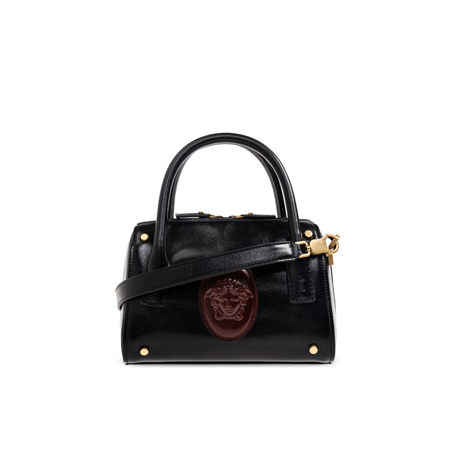 Versace VERSACE Romy Small Black Top Handle Bag New & Authentic Size ONE SIZE - 1 Thumbnail