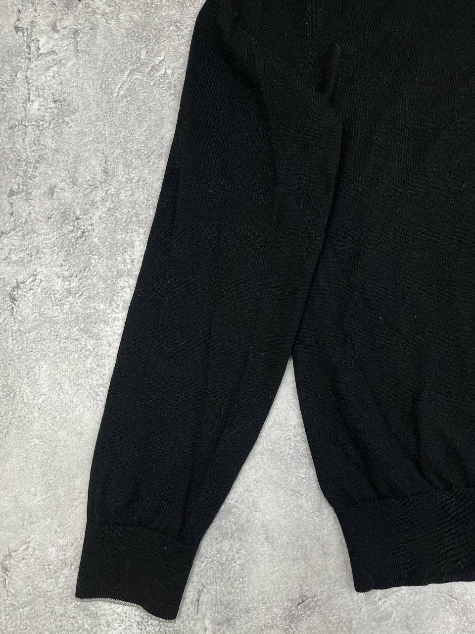 Napapijri Napapijri Men Merino Knit Sweater Black Crew Neck Size XL Size US XL / EU 56 / 4 - 3 Thumbnail