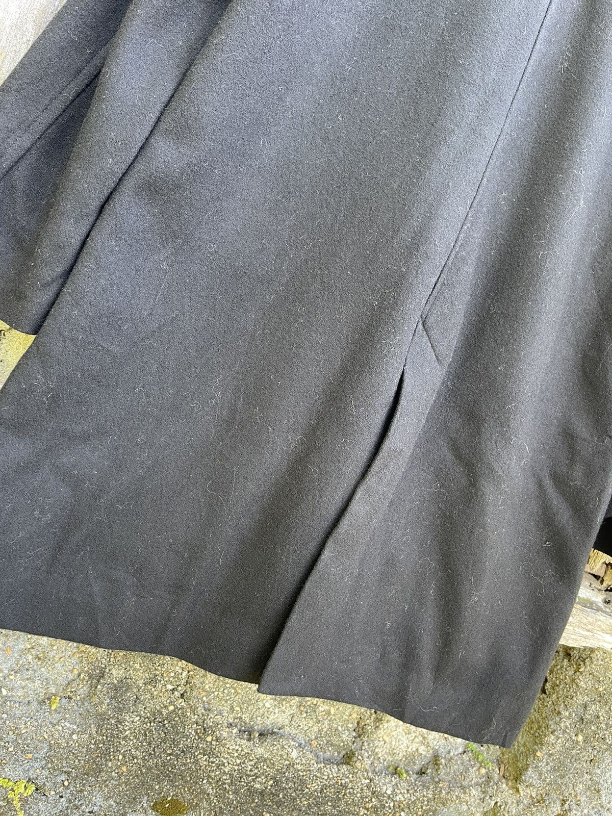 Designer II MK Mikhel Klein Paris Black Wool Blend Coat Size M / US 6-8 / IT 42-44 - 12 Thumbnail