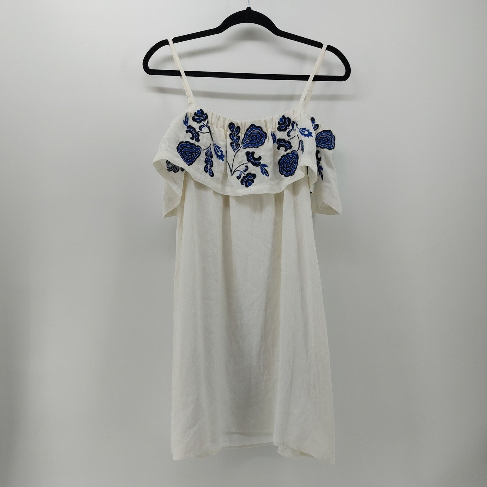 Other The Impeccable Pig White Embroidered Sz M Shoulder Capesina Size M / US 6-8 / IT 42-44 - 13 Thumbnail