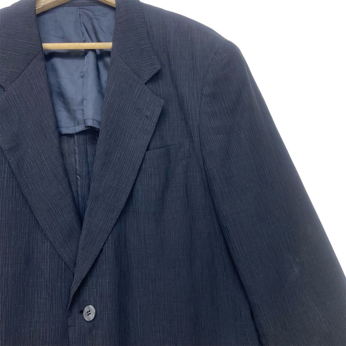 Japanese Brand Japanese Brand Pleat Please Style Pleated Blazer Coat Size US M / EU 48-50 / 2 - 2 Thumbnail