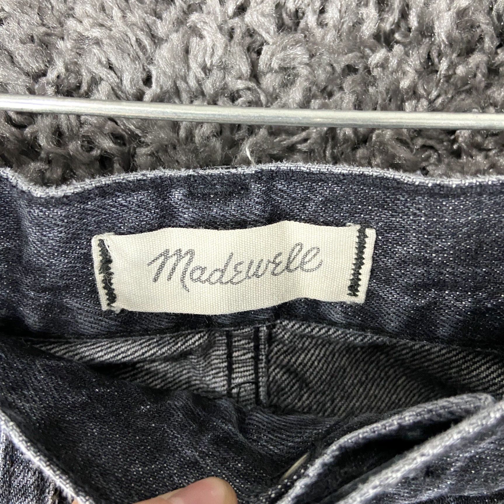 Madewell VINTAGE Madewell The Perfect Vintage Jeans Distressed Black Women’s 23 Skinny Jeans Women 23 Black Size 40" / US 18 - 6 Thumbnail