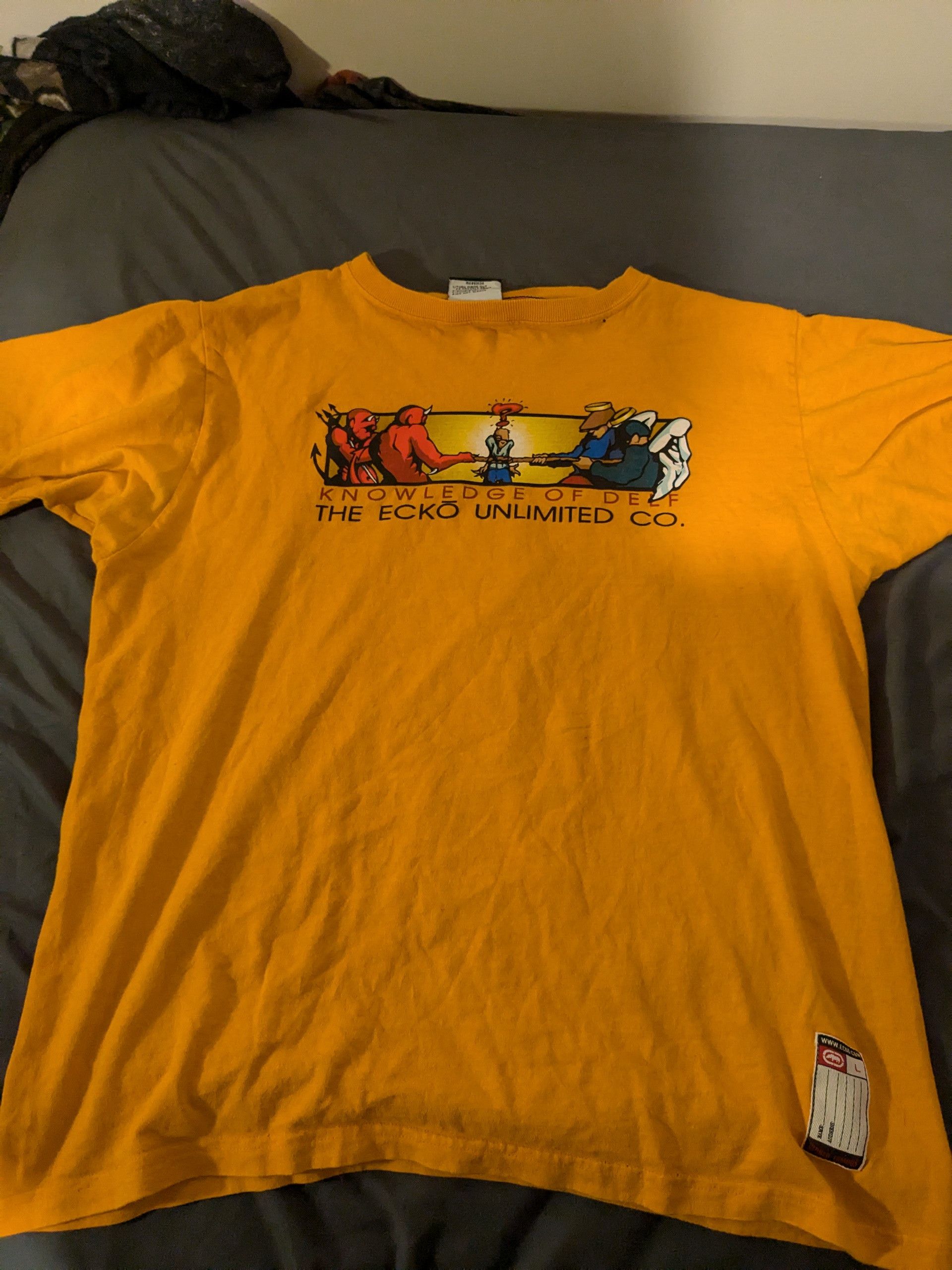 Ecko Unltd. Ecko untld knowledge of delf tshirt Size US L / EU 52-54 / 3 - 1 Thumbnail