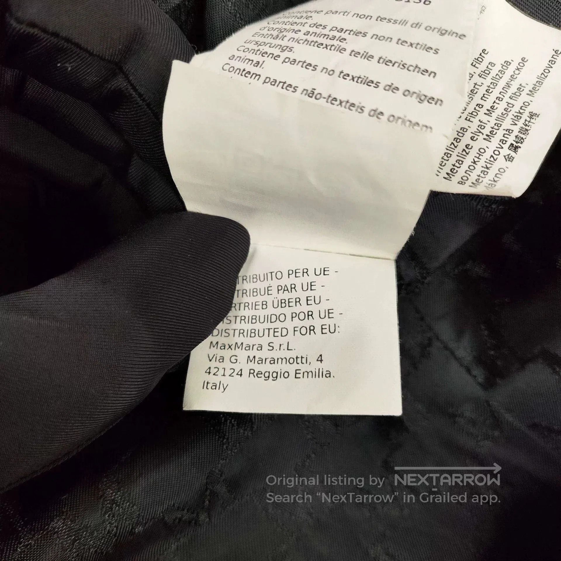Other Maxmara Cashmere Coat Black. Size US M / EU 48-50 / 2 - 7 Thumbnail