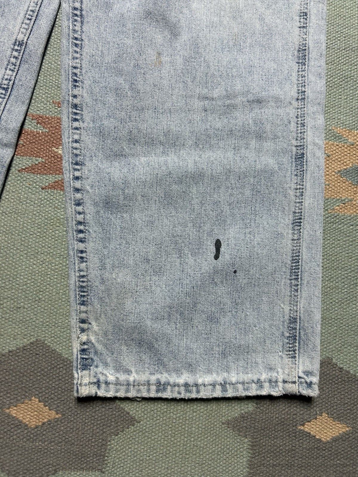 Vintage Vtg Lee can’t bust em carpenter jeans light wash baggy 32x31 Size US 32 / EU 48 - 7 Thumbnail