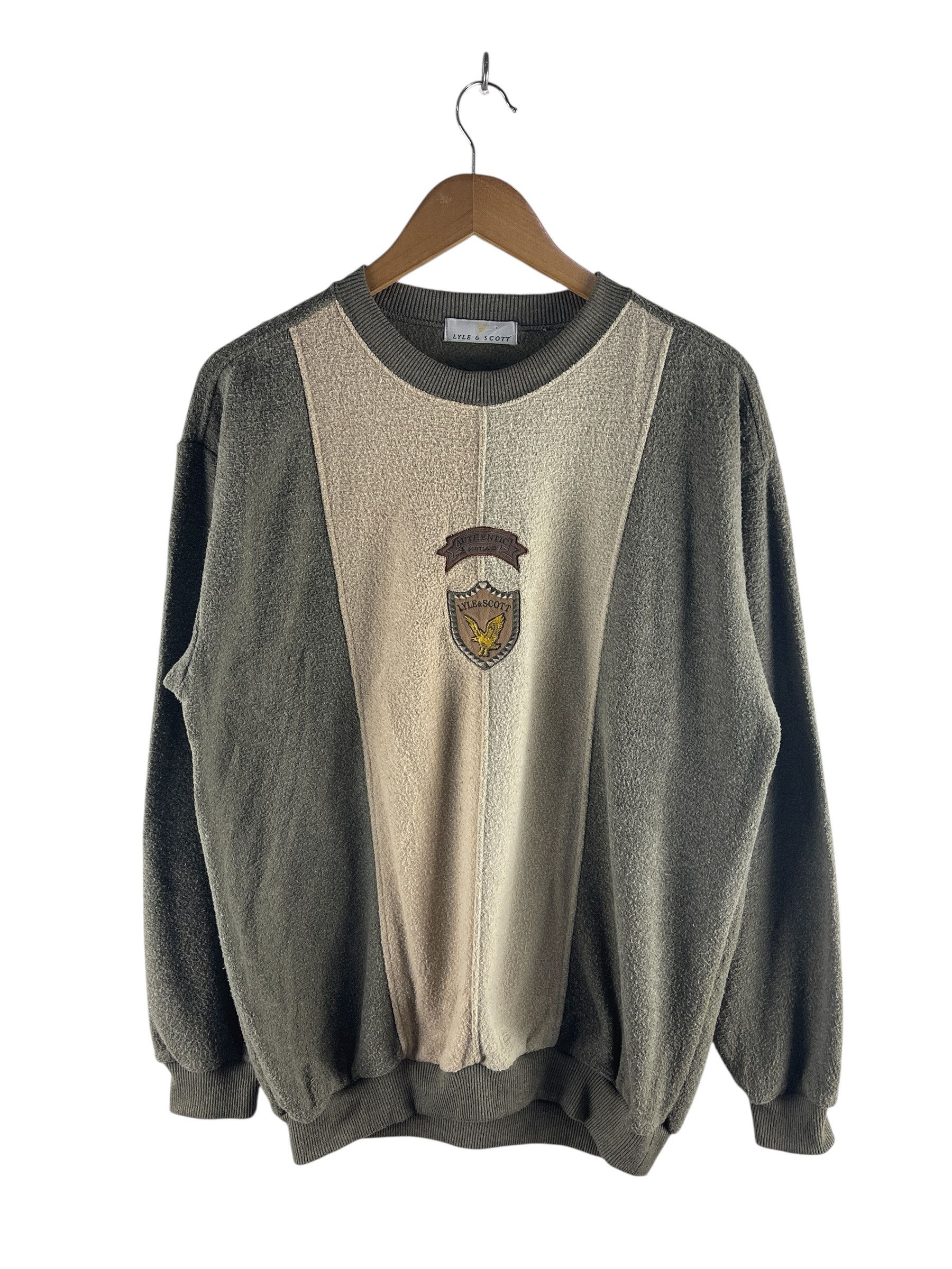 Lyle & Scott Vintage Lyle & Scott Authentic Scotland Crewneck Sweatshirt Size US M / EU 48-50 / 2 - 1 Thumbnail