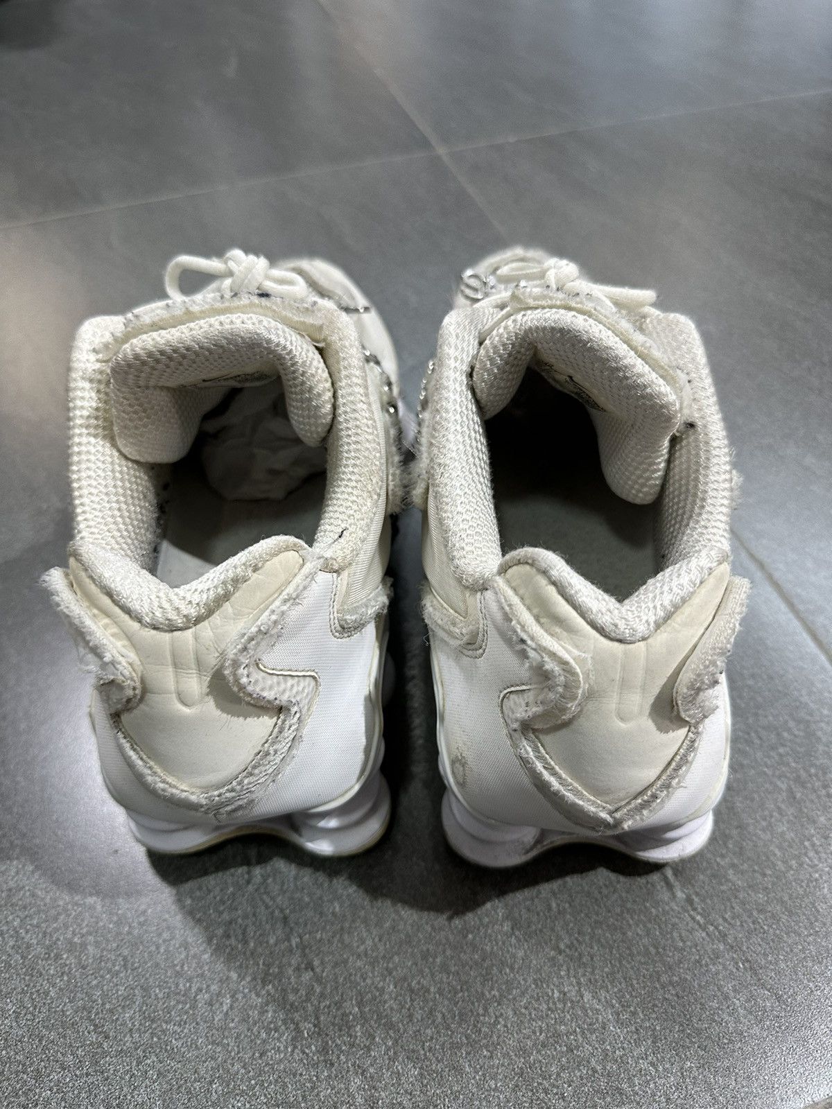 Comme des Garcons × Nike COMME DES GARÇONS X NIKE SHOX TL White Sneaker Size US 9 / EU 42 - 5 Thumbnail