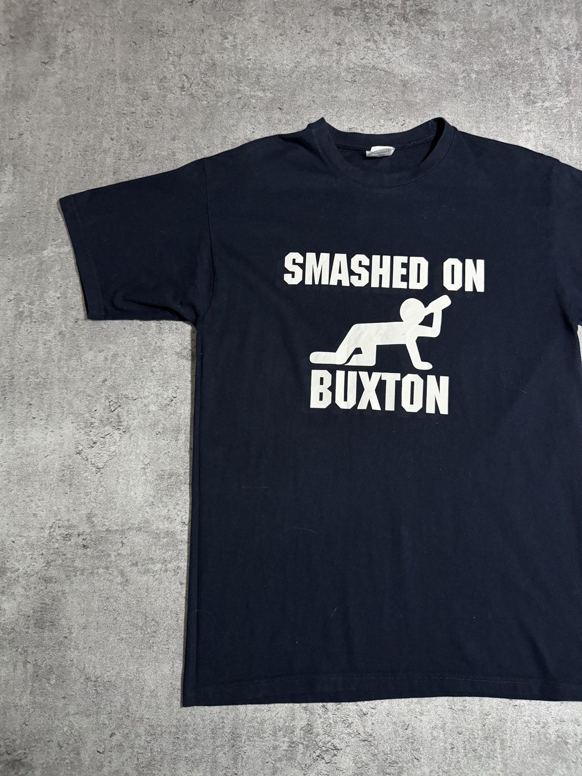 Drink Beer Save Water × Vintage Smashed on Buxton Funny Humor Tees Logo Print Beer Alcohol Size US M / EU 48-50 / 2 - 2 Thumbnail