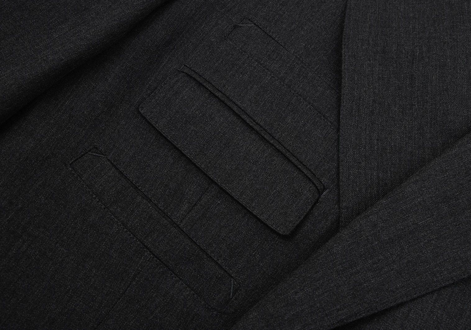 Jean Paul Gaultier Wool Pocket Design Peak Lapel Jacket Charcoal 48 Size US M / EU 48-50 / 2 - 5 Thumbnail
