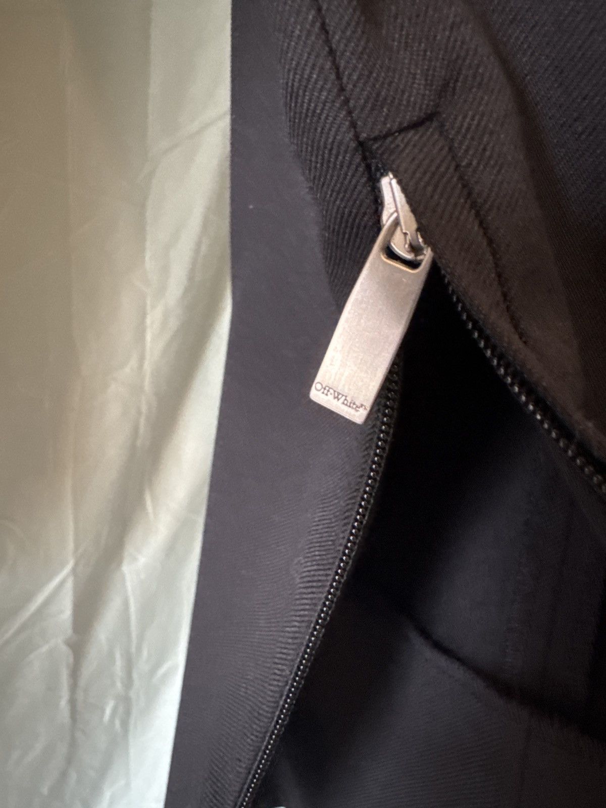 Off-White Off-White black slim jeans wool pants Size US 34 / EU 50 - 16 Thumbnail