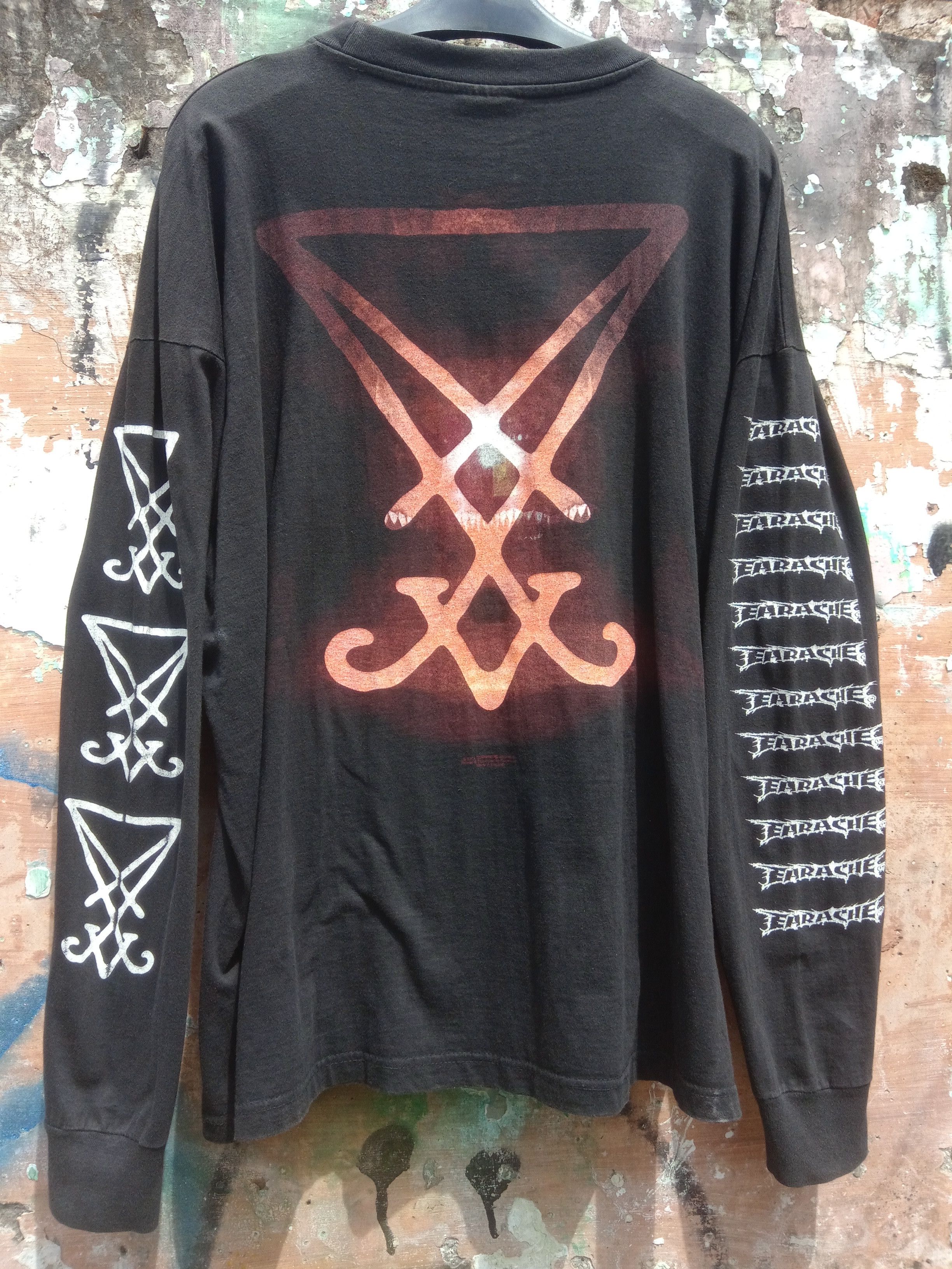 Band Tees × Vintage Vintage '00s Akercocke Choronzon LS shirt rare Size US XL / EU 56 / 4 - 5 Thumbnail