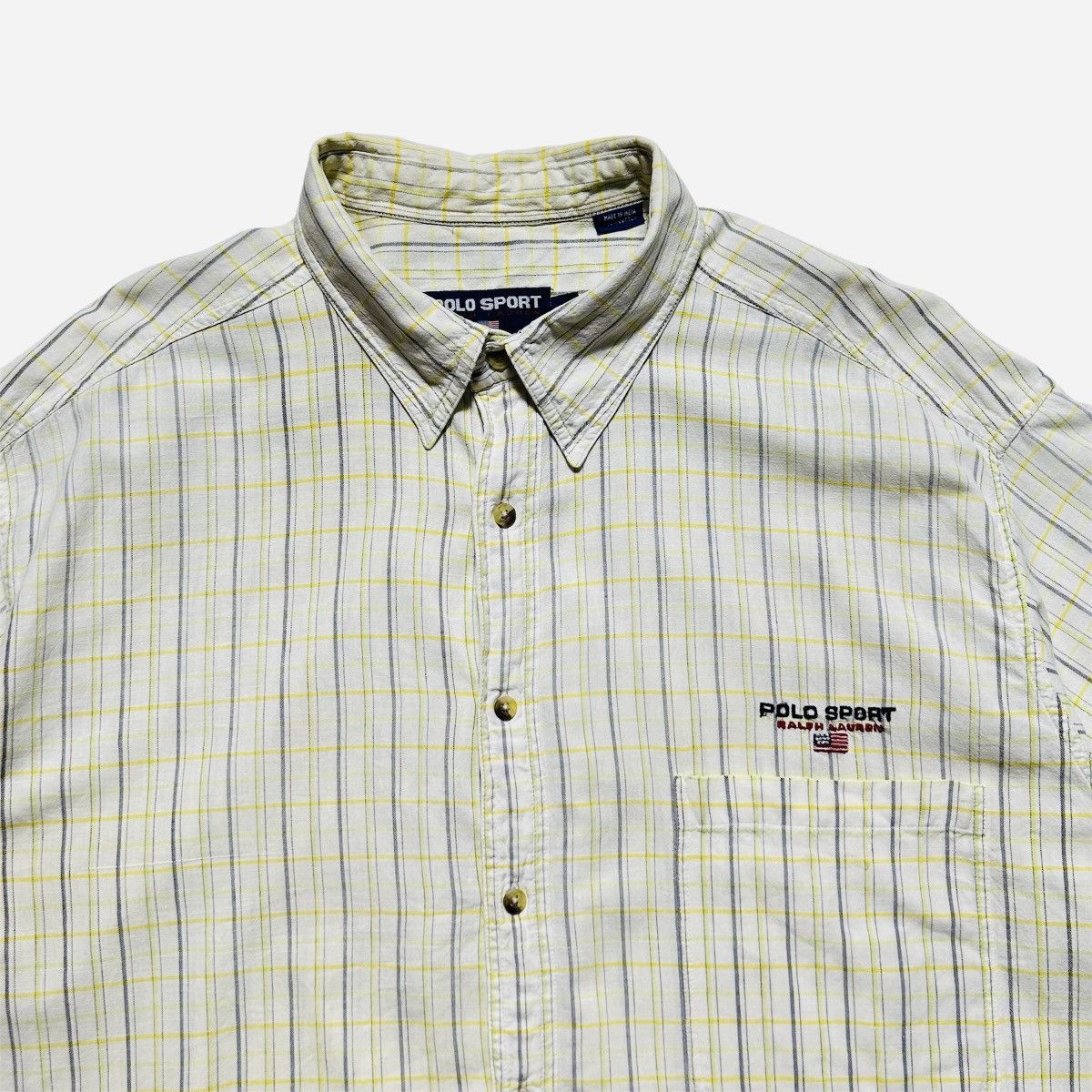 Polo Ralph Lauren Vintage Polo Sport Button Shirt Size US XL / EU 56 / 4 - 2 Thumbnail