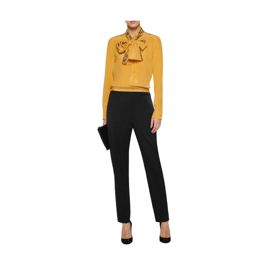 Moschino MSRP Moschino Couture Jeremy Scott Pleated Tapered Pants Size 27" / US 4 / IT 40 - 3 Thumbnail