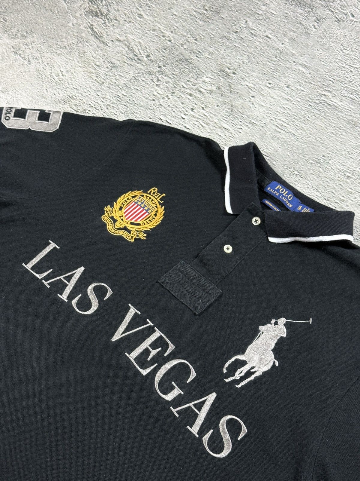 Ralph Lauren Chief Keef Polo Ralph Lauren Las Vegas vintage black silver Size US XL / EU 56 / 4 - 2 Thumbnail