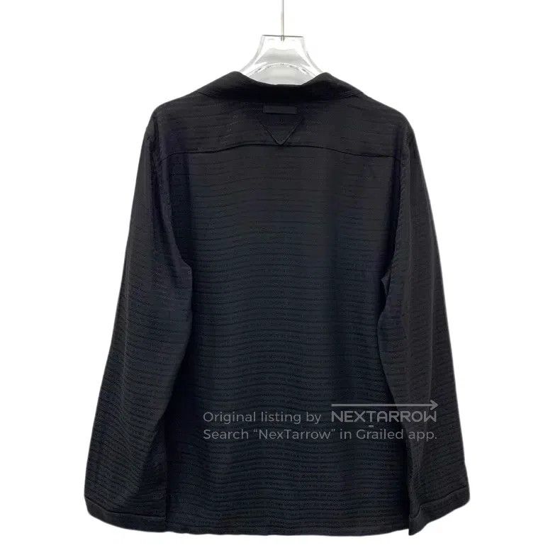 Prada Prada 22 black mulberry silk lapel single-breasted long-sl Size US S / EU 44-46 / 1 - 2 Thumbnail