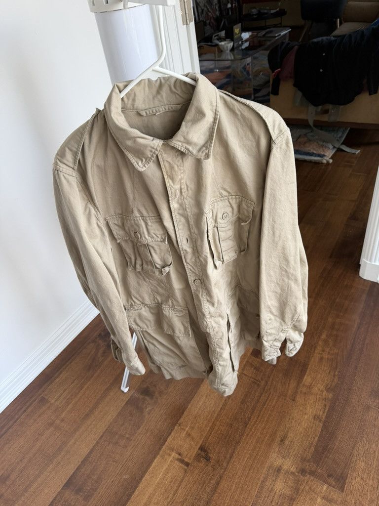 Vintage USAF Mens Tan Tropical Bush Jacket Size US L / EU 52-54 / 3 - 3 Thumbnail