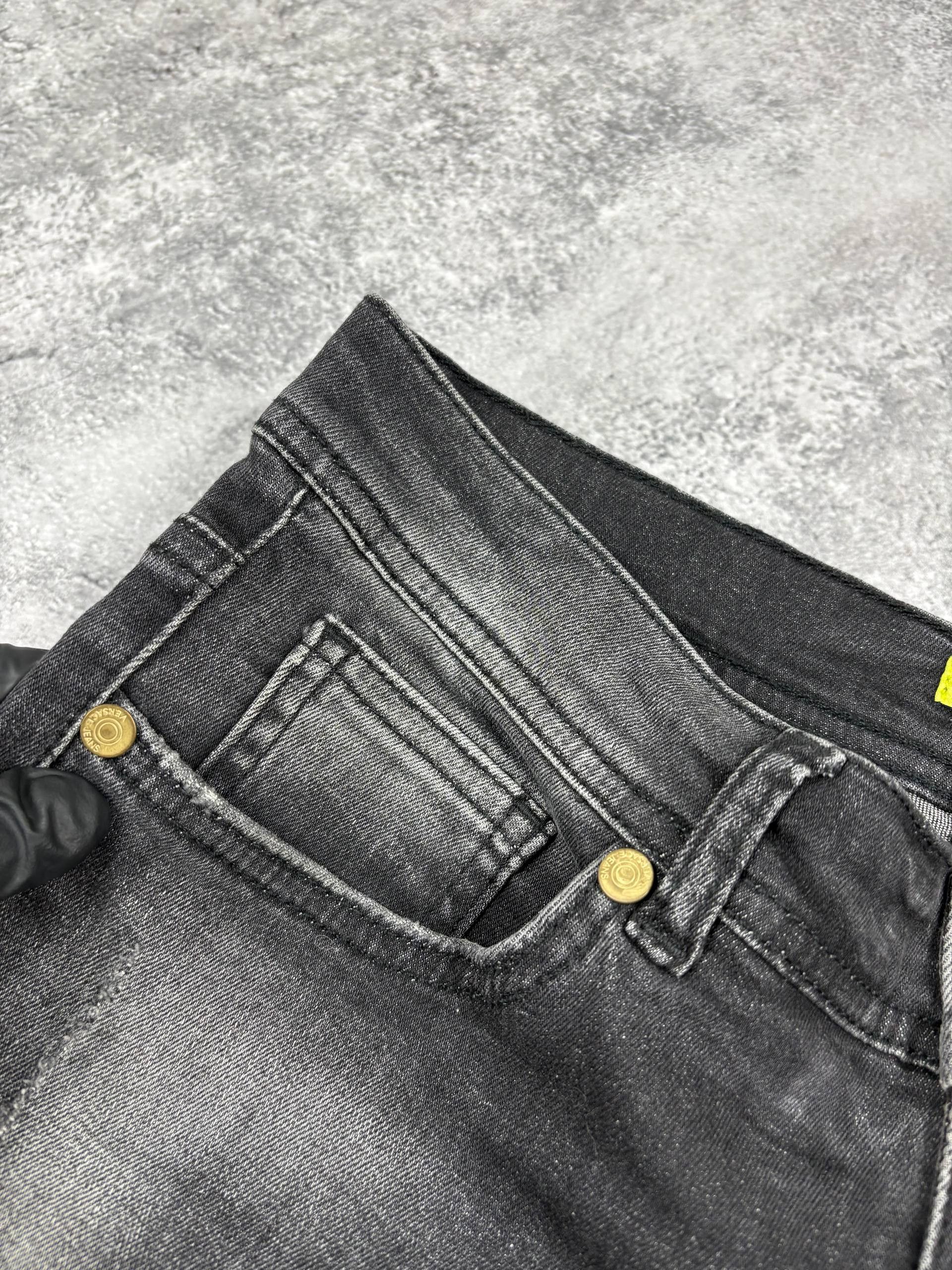 Versace Versace Jeans Couture Black Pants Womens Luxury Italy IT 40 Size 27" / US 4 / IT 40 - 5 Thumbnail