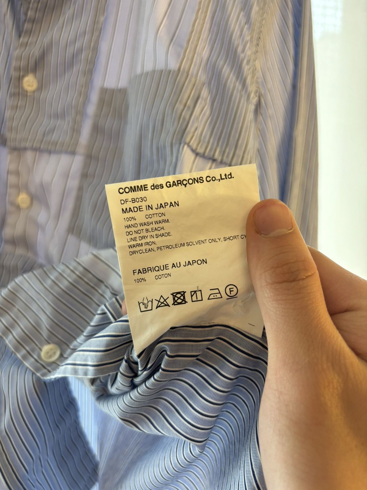 Comme des Garcons × Comme des Garcons Homme Deux CDG Homme Deux Patchwork Shirt Size US M / EU 48-50 / 2 - 6 Thumbnail