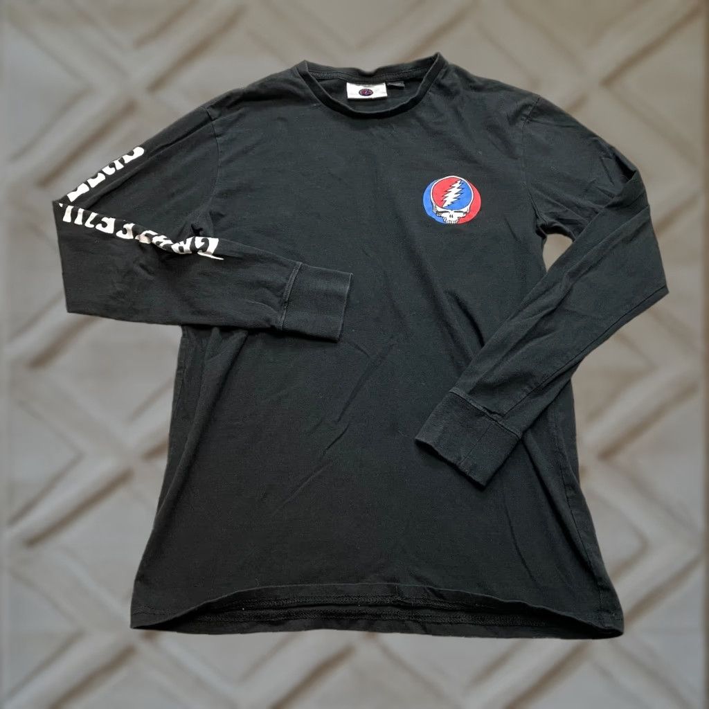Vintage Grateful Dead Shirt Adult Small Black Long Sleeve Logo Skull Graphic Tee Size US S / EU 44-46 / 1 - 1 Thumbnail