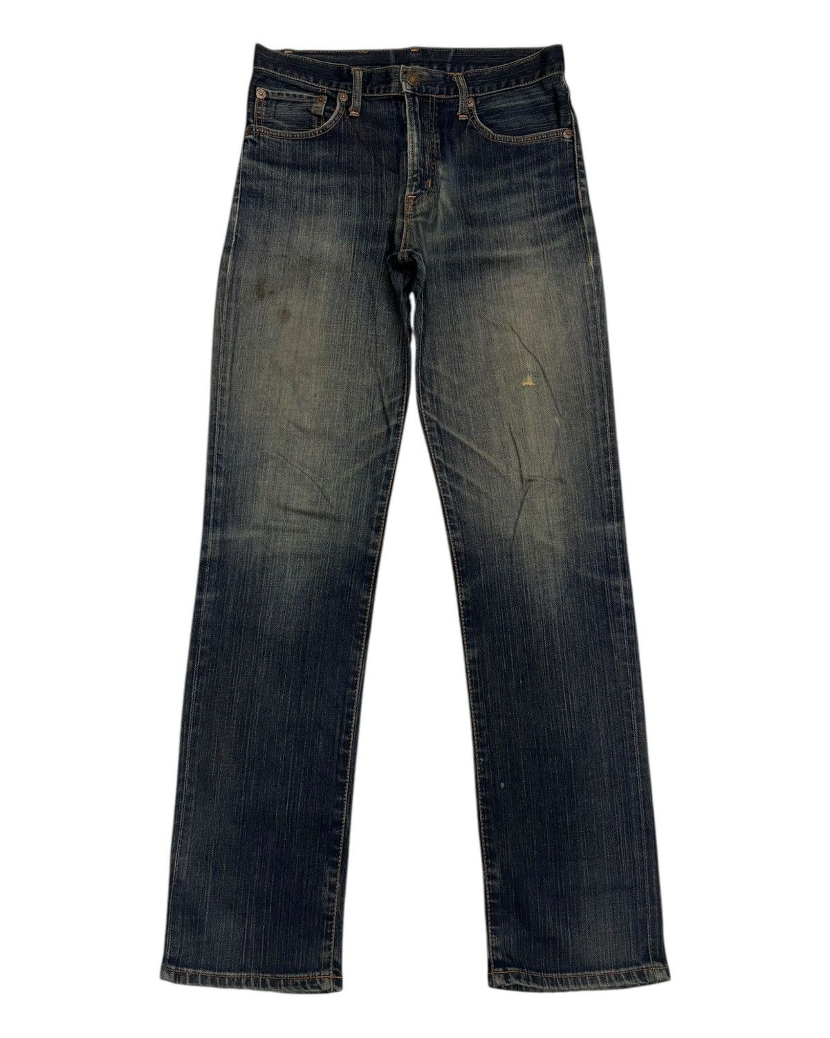 Edwin VINTAGE EDWIN MADE IN JAPAN LOT 503 RUSTY DISTRESSED DENIM Size US 31 - 7 Thumbnail