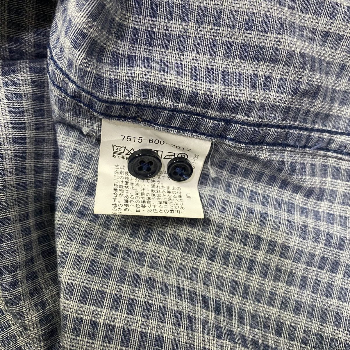Designer × Other 1990s Coen - Indigo material open collar shirt Size US S / EU 44-46 / 1 - 7 Thumbnail