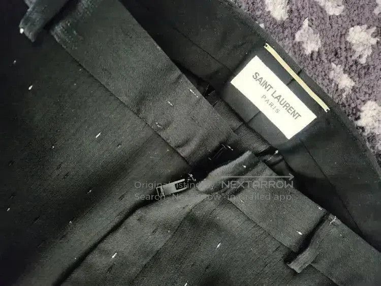 Saint Laurent Paris Sz 50 Saint Laurent Paris 20AW Runway Distressed Trousers. Size US 34 / EU 50 - 6 Thumbnail