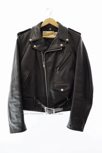 Schott Schott Cable-stayed leather jacket, classic Size US M / EU 48-50 / 2 - 1 Thumbnail
