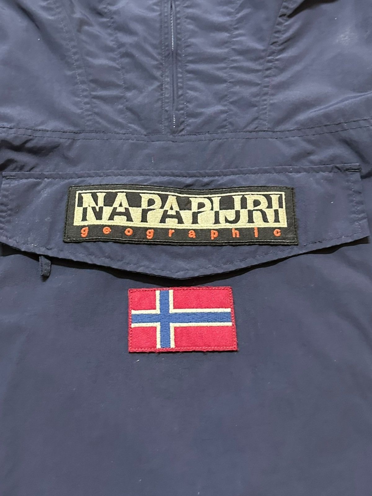 Napapijri Vintage Napapijri Pullover Anorak Half Zipper Windbreaker Size US S / EU 44-46 / 1 - 4 Thumbnail