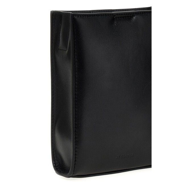 Jil Sander JIL SANDER Tangle Black Leather Shoulder Bag New Size ONE SIZE - 3 Thumbnail