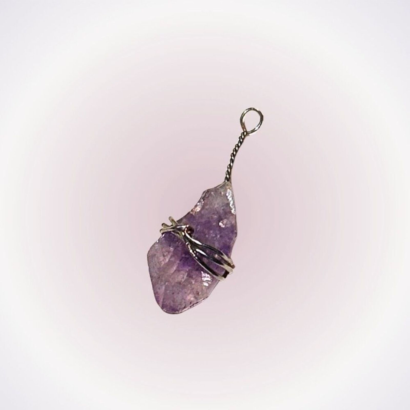 Other Small Artisan Handmade Raw Amethyst Drop Pendant | Sz OS Size ONE SIZE - 1 Thumbnail
