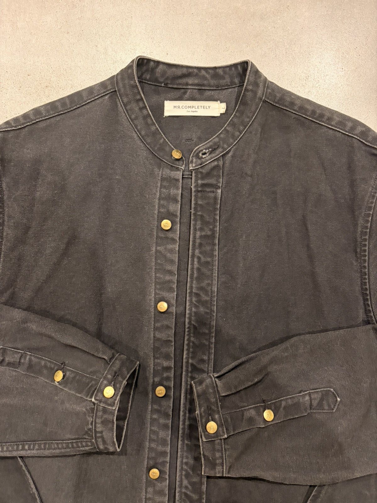 Mr. Completely MR COMPLETELY Washed Canvas Utility Jacket Size US L / EU 52-54 / 3 - 4 Thumbnail
